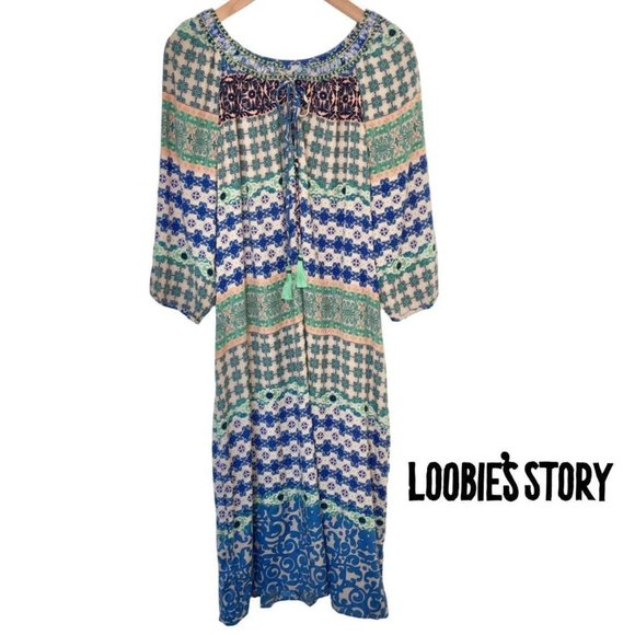 Loobie's Story Dresses & Skirts - LOOBIE'S STORY New Zealand designer brand bold printed silk-elastane dress s16